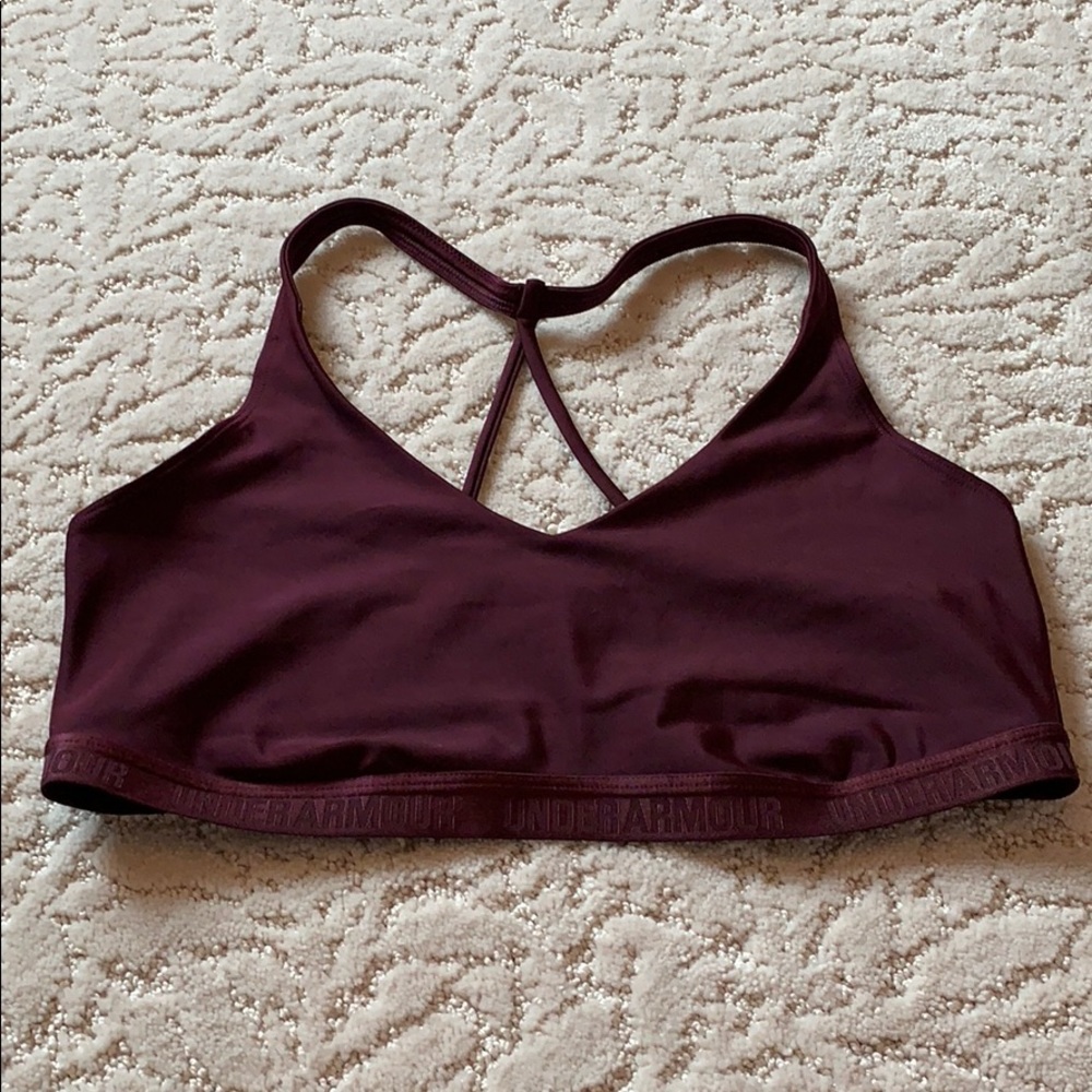 ❌sold❌Under Armour sports bra in purple